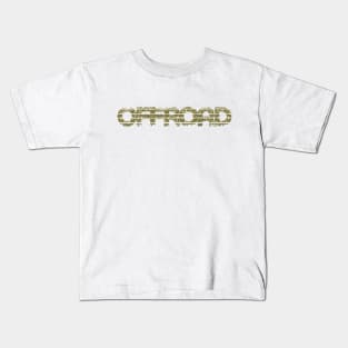 Offroad Tracks (ARMY) Kids T-Shirt